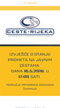 Mobile Screenshot of ceste-rijeka.hr